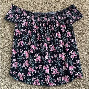 flowy off the shoulder top